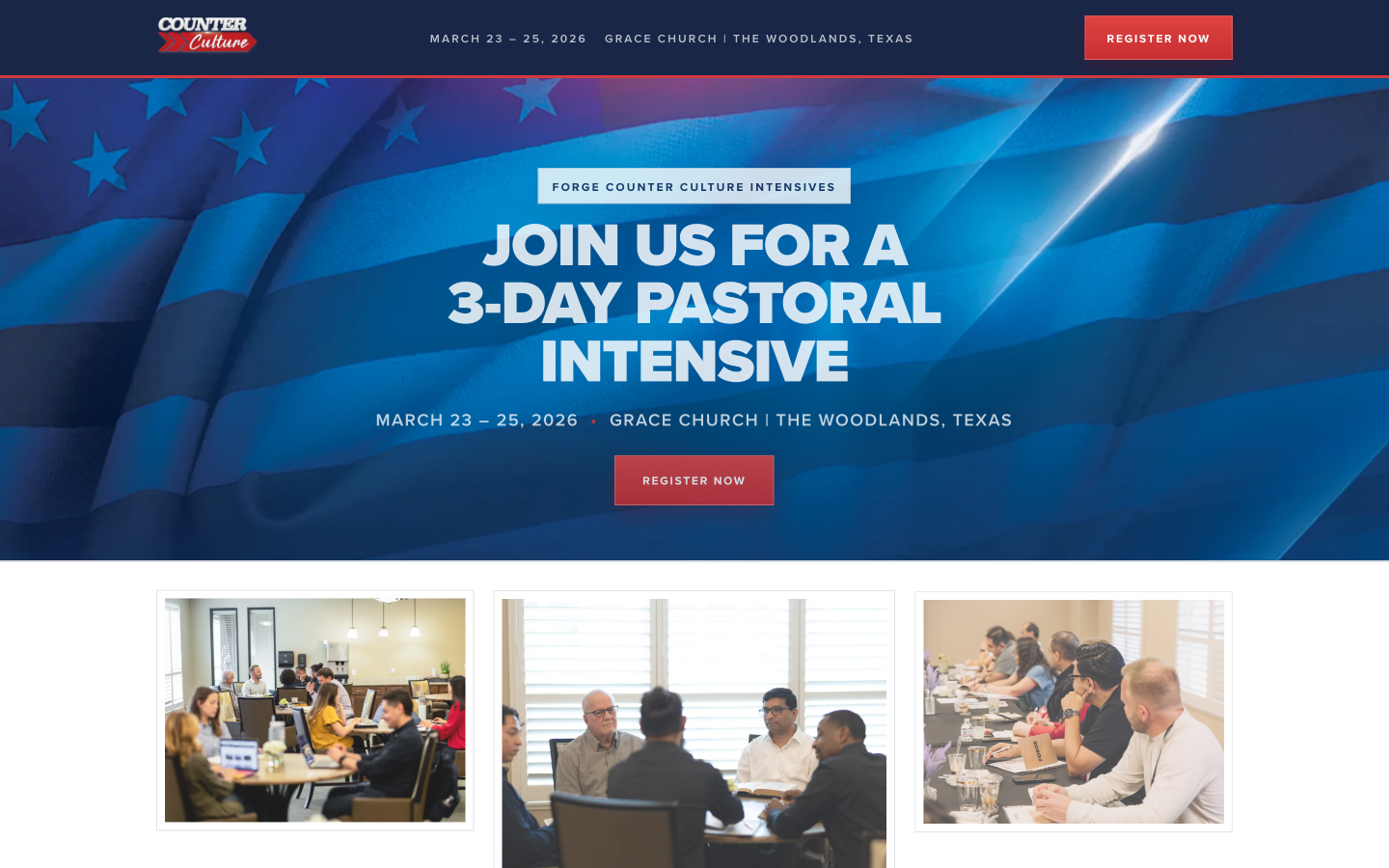 Counterculture Events website screenshot